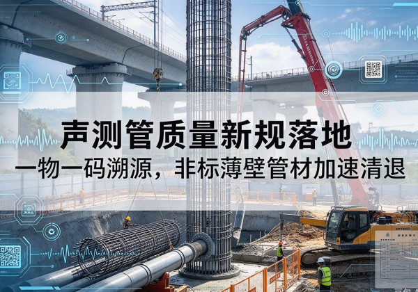 科尔沁左翼后旗声测管质量新规落地，一物一码溯源，非标薄壁管材加速清退