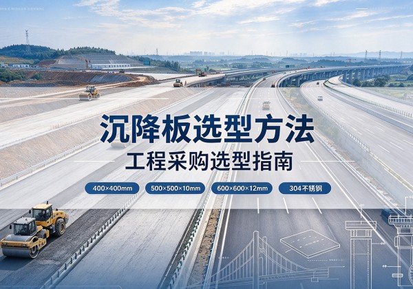 科尔沁左翼后旗沉降板选择方法